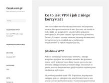 Tablet Screenshot of cezak.com.pl
